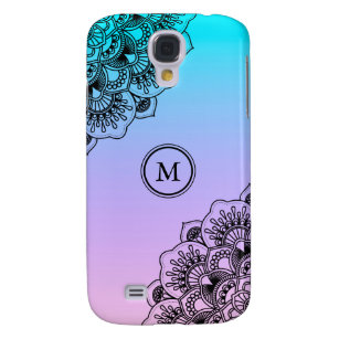 Mandala-Monogramm Galaxy S4 Hülle