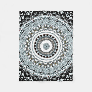 Mandala-Monster 2 Fleecedecke