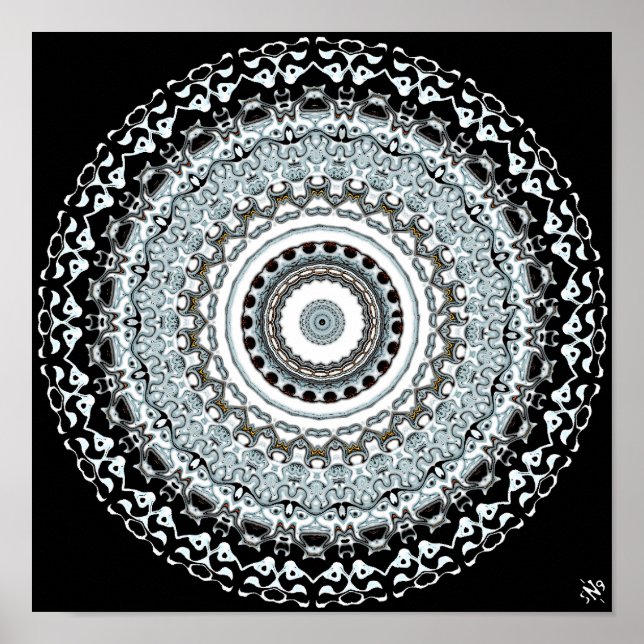 Mandala-Monster 2 Poster (Vorne)