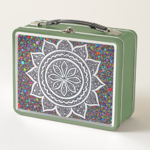 Mandala Mosaic 2025 Metall Brotdose
