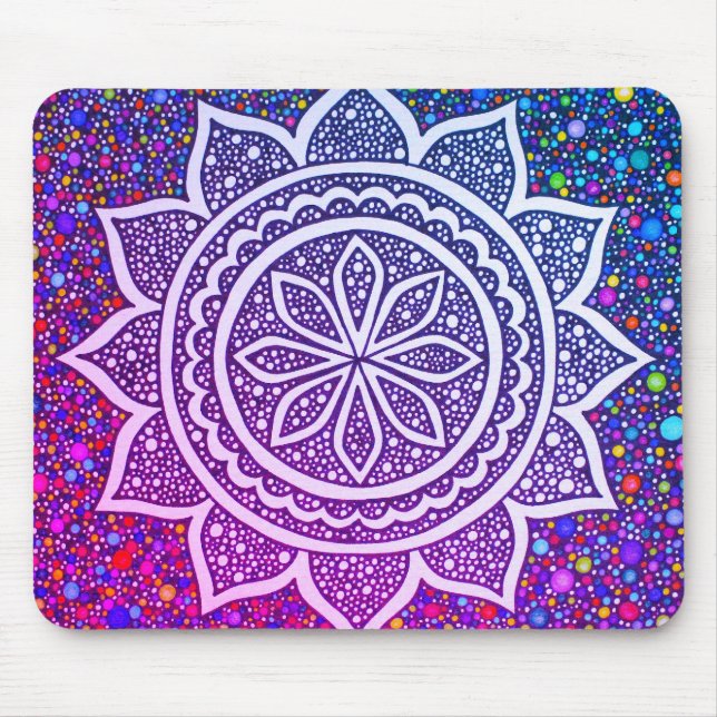 Mandala Mosaic 2025 Mousepad (Vorne)
