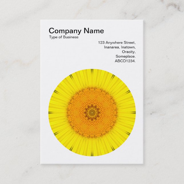 Mandala Motif 017 Visitenkarte (Vorderseite)