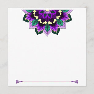 Mandala Motif 02 en violet Programme