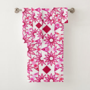 Mandala Motif dans les tons rose, marron