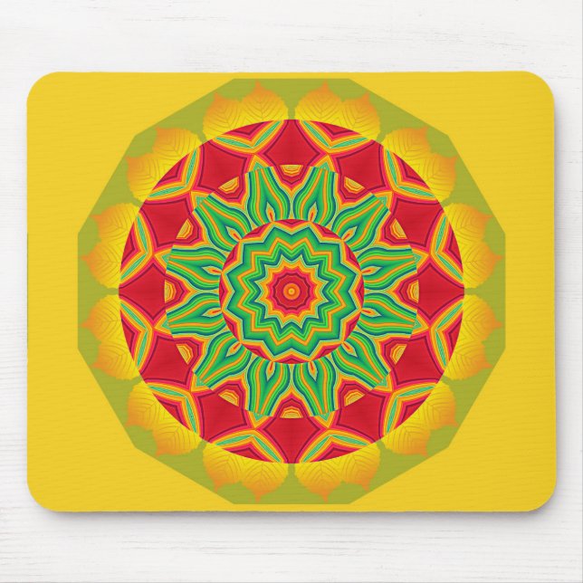 Mandala Mouse Pad Mousepad (Vorne)