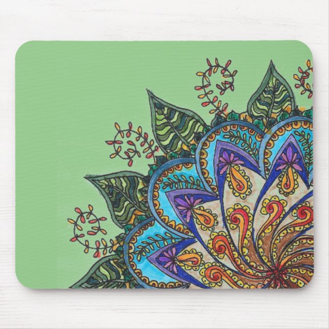 Mandala Mouse Pad Mousepad (Vorne)