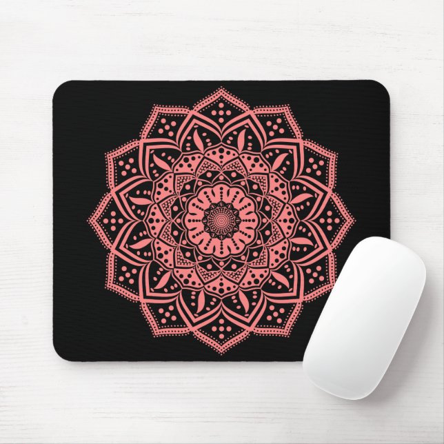 Mandala Mousepad (Mit Mouse)