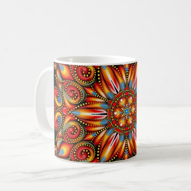 Mandala mug 1 (Devant gauche)