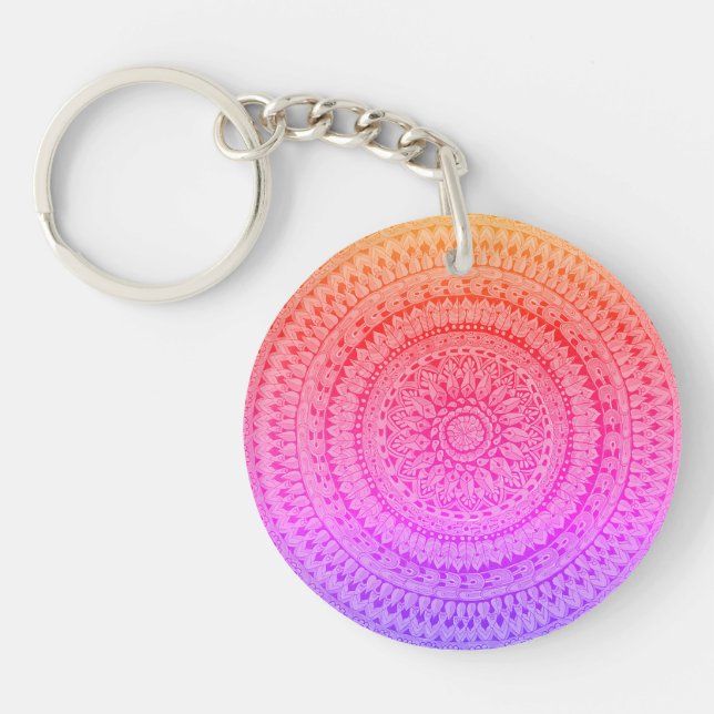 Mandala multicolore Art original (Devant)
