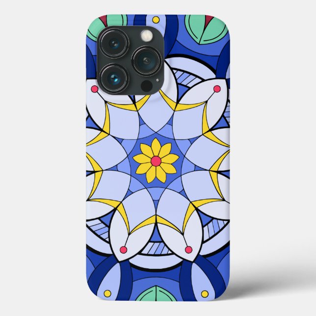 Mandala Muster 01 Case-Mate iPhone Hülle (Rückseite)