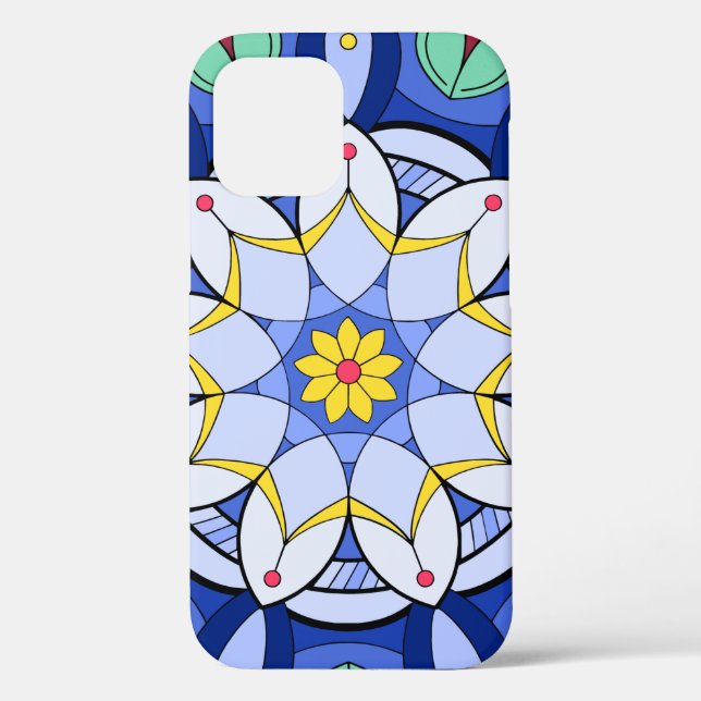 Mandala Muster 01 Case-Mate iPhone Hülle (Rückseite)