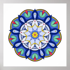 Mandala Muster 01 Poster