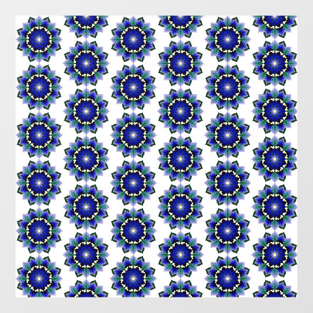 Mandala Muster 02 Fensterheber Fensteraufkleber (Blatt)
