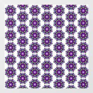 Mandala Muster 02 in lila Fensteraufkleber