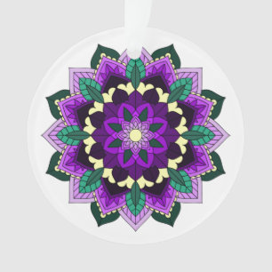 Mandala Muster 02 in lila Ornament