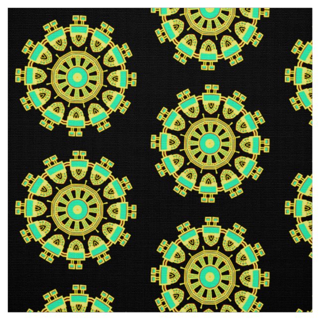 Mandala-Muster 110714(01) Stoff (Muster)