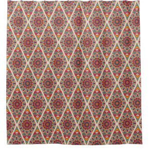 Mandala Muster Duschvorhang