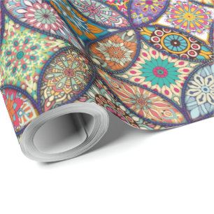 Mandala Muster - Umschlagpapier Geschenkpapier