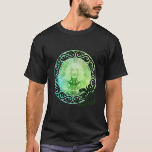 Mandala Namaste Spiritueller Buddha Mode Kleidung T-Shirt