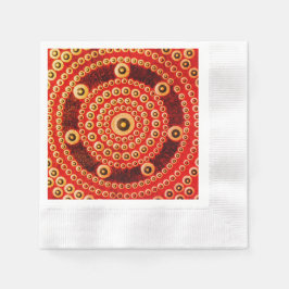 Mandala Napkin, Cocktailpapier Napkins Serviette
