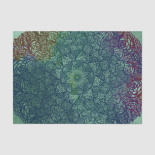 Mandala Nature Floral Blume Mandalase Seidenpapier