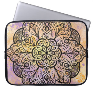 Mandala-Neopren-Laptop-Hülse 15 Zoll Laptopschutzhülle