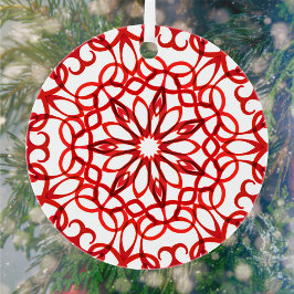 Mandala Niedliche Weihnachten Ornament Aus Metall