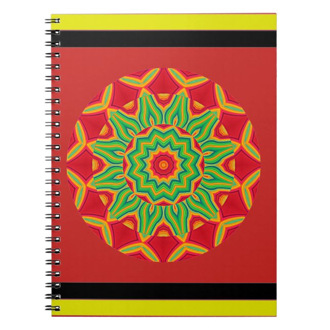 Mandala-Notebook Notizblock (Vorderseite)