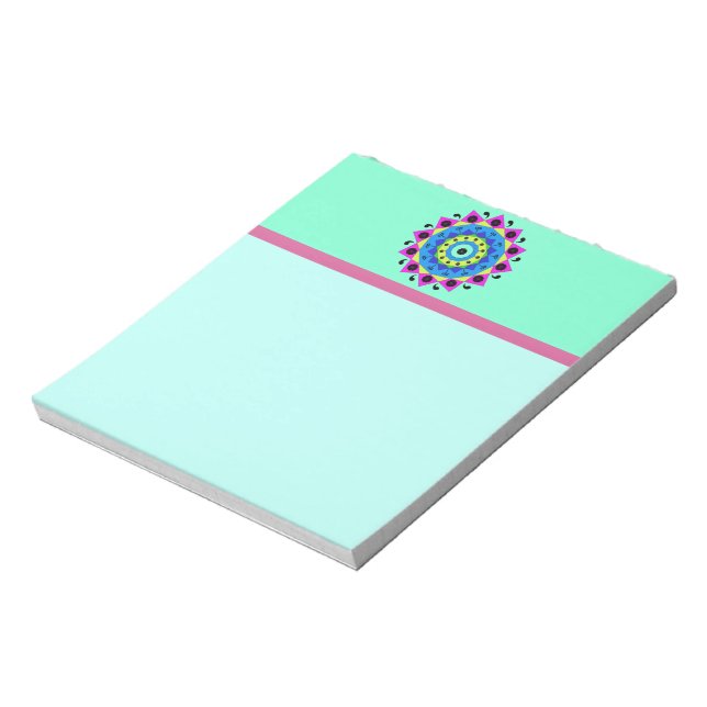 Mandala Notepad Notizblock (Rotiert)