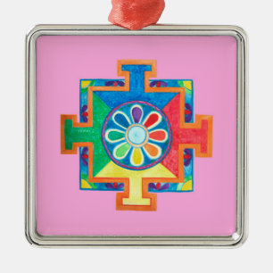 Mandala of Creation Ornament Aus Metall