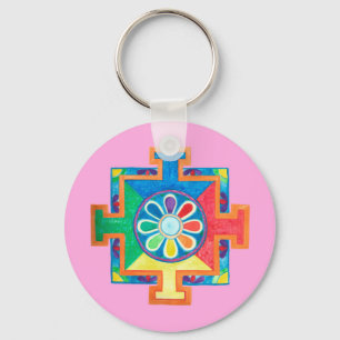 Mandala of Creation Schlüsselanhänger