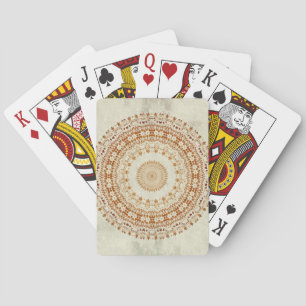 Mandala of Desire in Golden Yellow Spielkarten