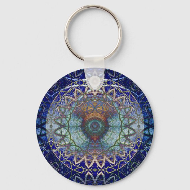 Mandala of the Noedic Web  Keychain Schlüsselanhänger (Vorderseite)