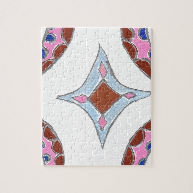 Mandala-Ölgemälde-Kunstprint (Vertikal)
