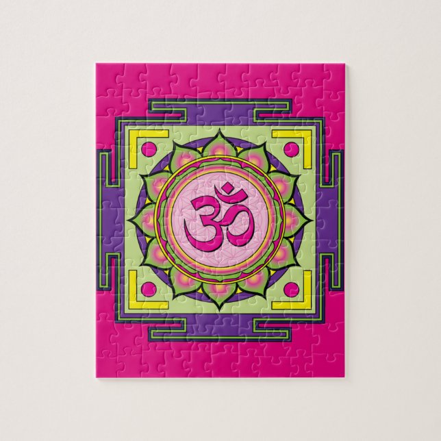 Mandala OM Shanti OM (Vertikal)
