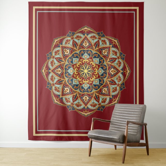 Mandala Oriental - Tapisserie (En situation)