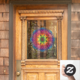 Mandala Orientale Blume Yoga Fensteraufkleber