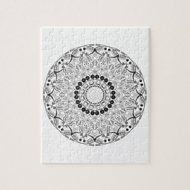 Mandala. Orientalisches Rundmuster (Vertikal)