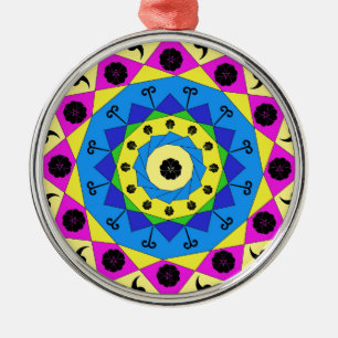 Mandala Ornament Aus Metall