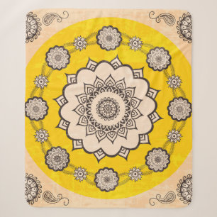 Mandala-Ornament: Ethnisches Design. Sherpadecke