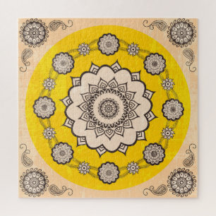 Mandala Ornamental: Ethnic Style Design.