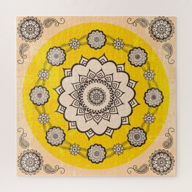 Mandala Ornamental: Ethnic Style Design. (Vertikal)