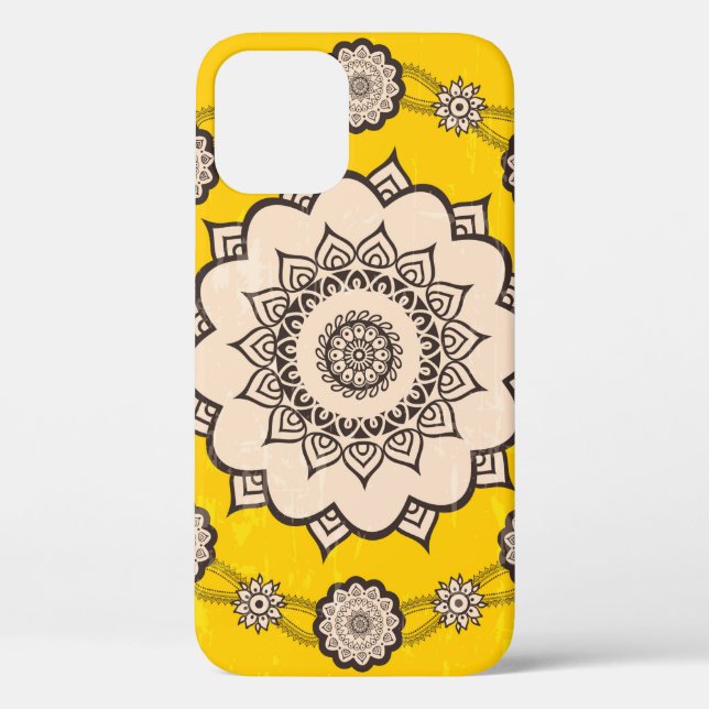 Mandala-Ornamentaldesign, ethnischer Stil Case-Mate iPhone Hülle (Rückseite)