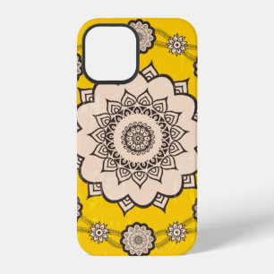 Mandala-Ornamentaldesign, ethnischer Stil iPhone 12 Hülle