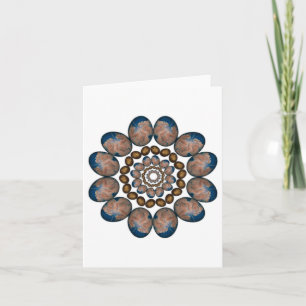 Mandala-Ostereier Feiertagskarte