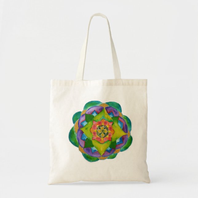 Mandala Painting Tranquility Budget Tasche (Vorne)