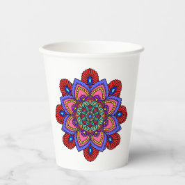 Mandala-Papierbecher Pappbecher