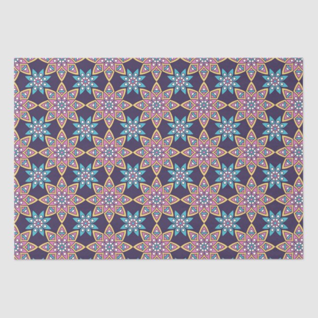 Mandala-Papiertaschentuch Seidenpapier (Vorderseite)