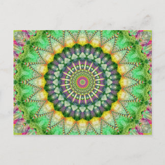 Mandala Patchwork Nr.1 erstellt von Tutti Postkarte