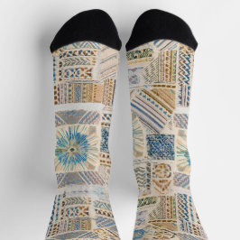 Mandala Patchwork Socks Socken
